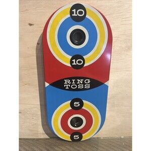 Vintage Ring Toss Game Part 1186 Tin Toy Mid-Century Pressman Corp Litho Base